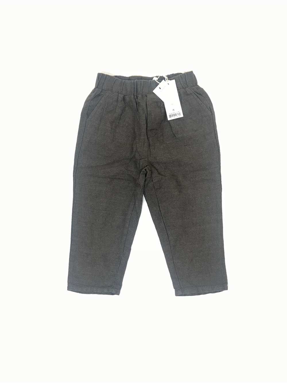 Rylee + Cru Charcoal Elastic Waist Kids Pants